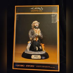 1987 Emmett Kelly 'Amen' Limited Edition #8216 of 12000
